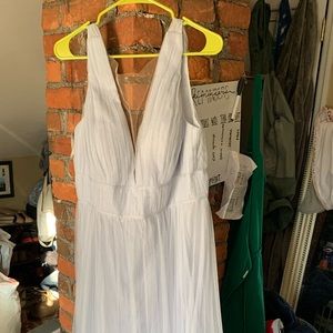 Light blue bridesmaids dress